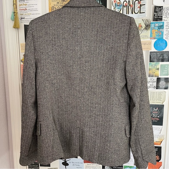 Zadig & Voltaire Victor Lurex Gris BlazerJacket EU 34 - Picture 5 of 12